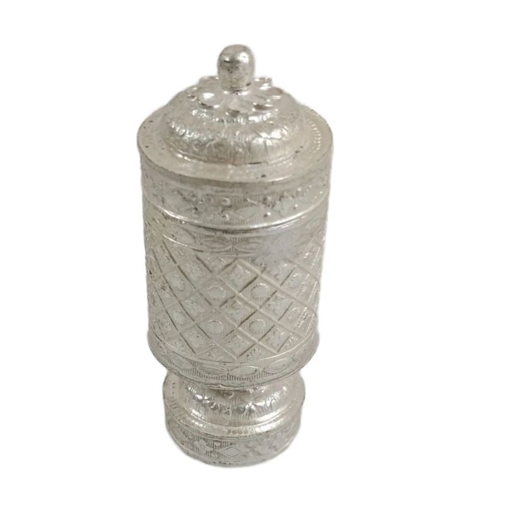 German Silver Kumkum-Pillar