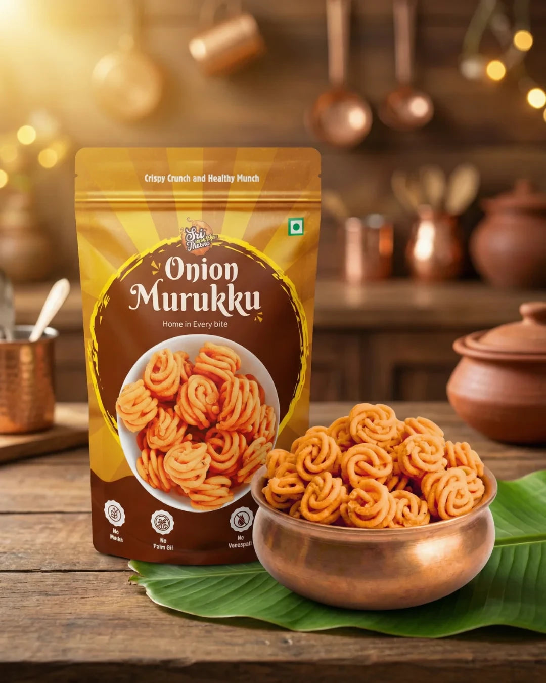 Sri Norukku Theeni Onion Thenkuzhal Murukku