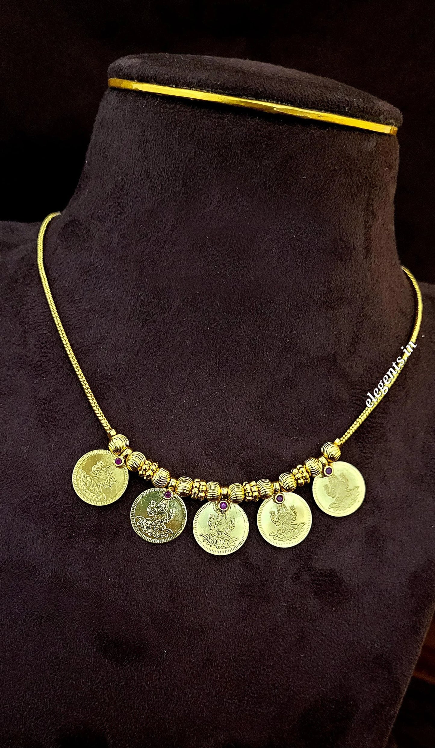 Elegents' Five Coin Necklace