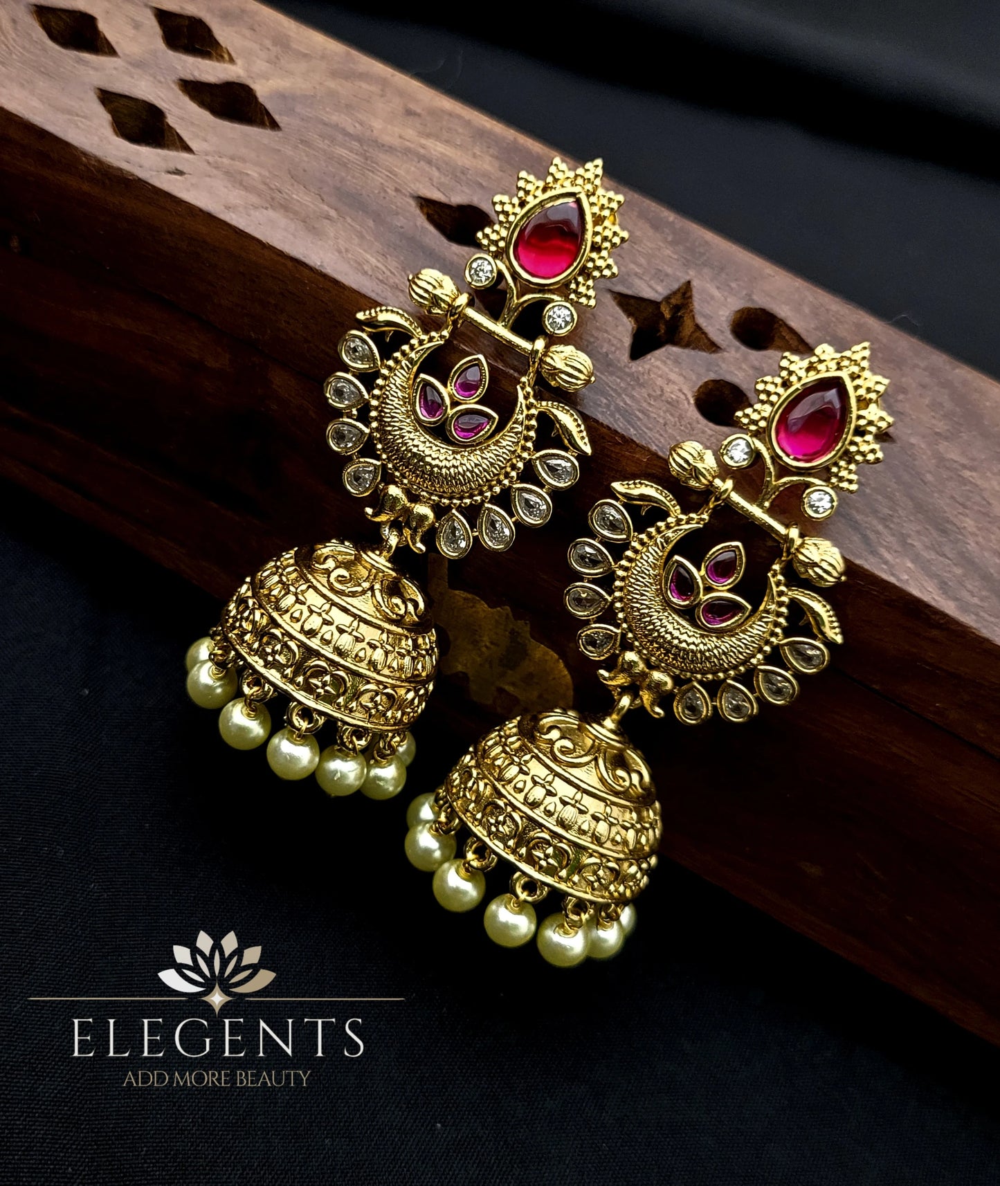 Elegents' Long Jhumkas Set
