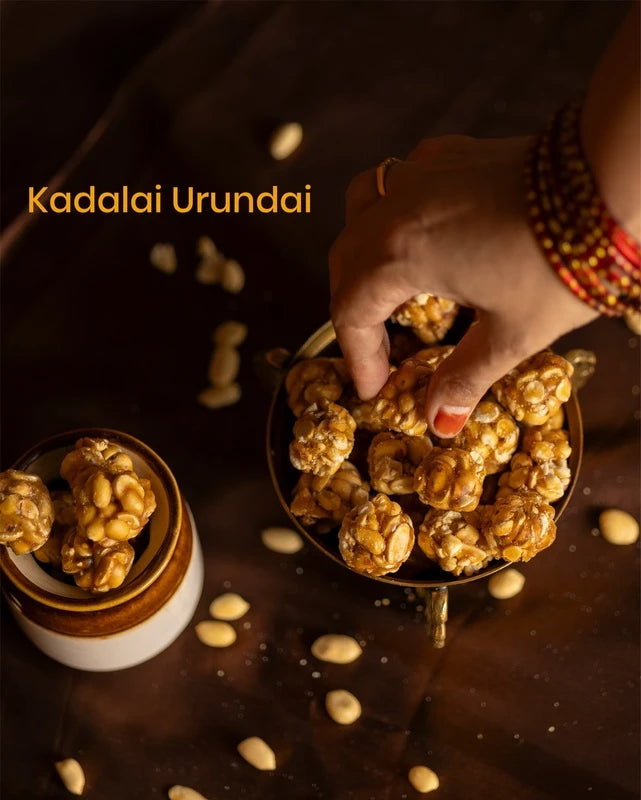 Pulikachal's Peanut Balls (Kadalai Urundai)