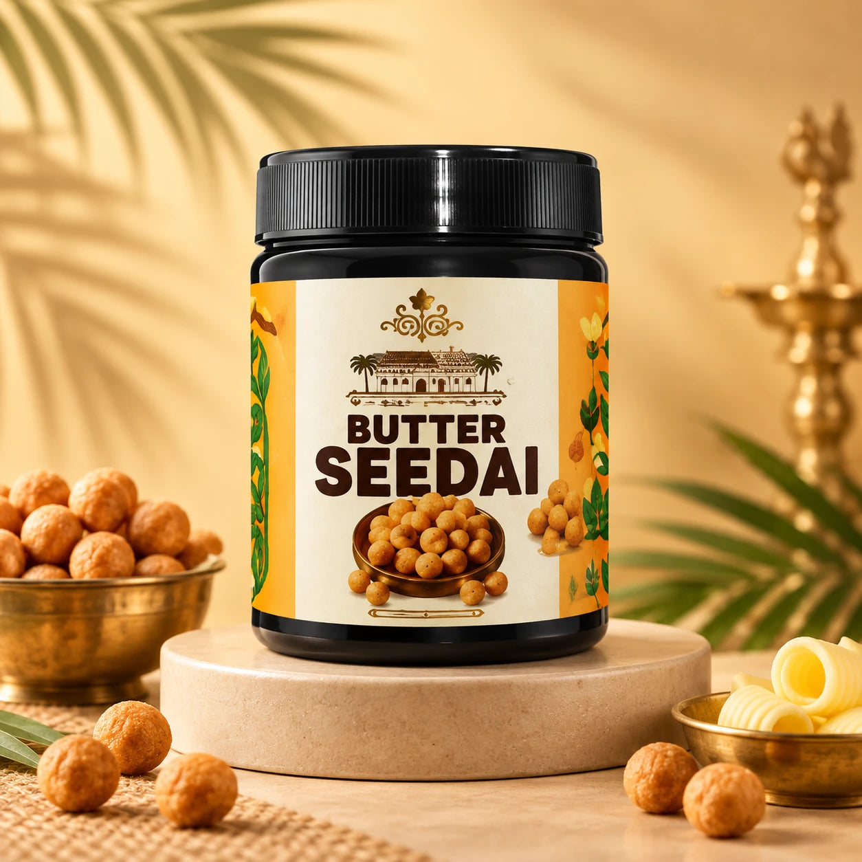 thepalmera Butter Seedai with Palm Sprouts