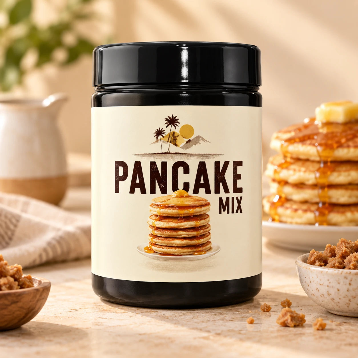 thepalmera Pancake Mix with Palm Jaggery