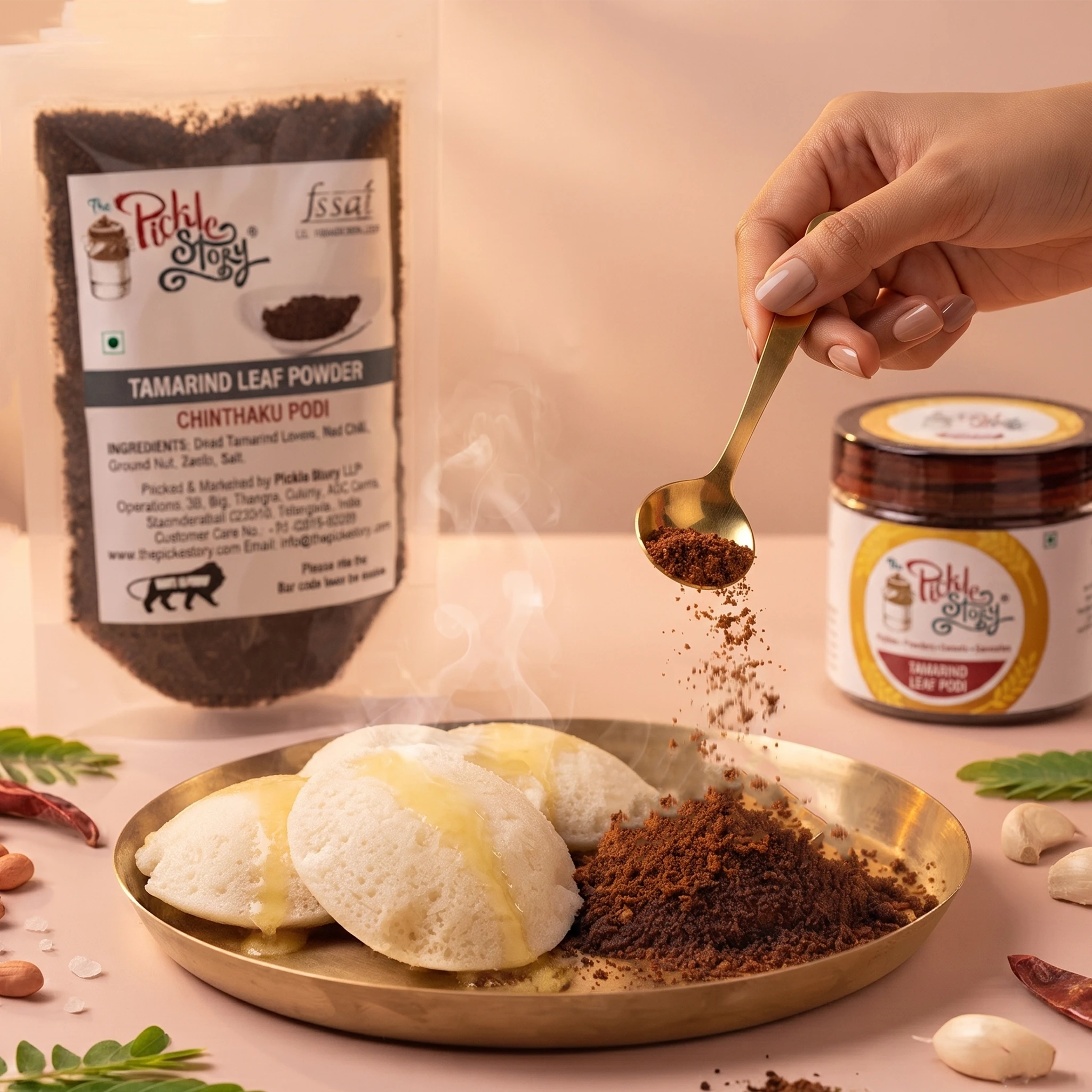 Picklestory Tamarind Leaf (Chinta akku) Podi