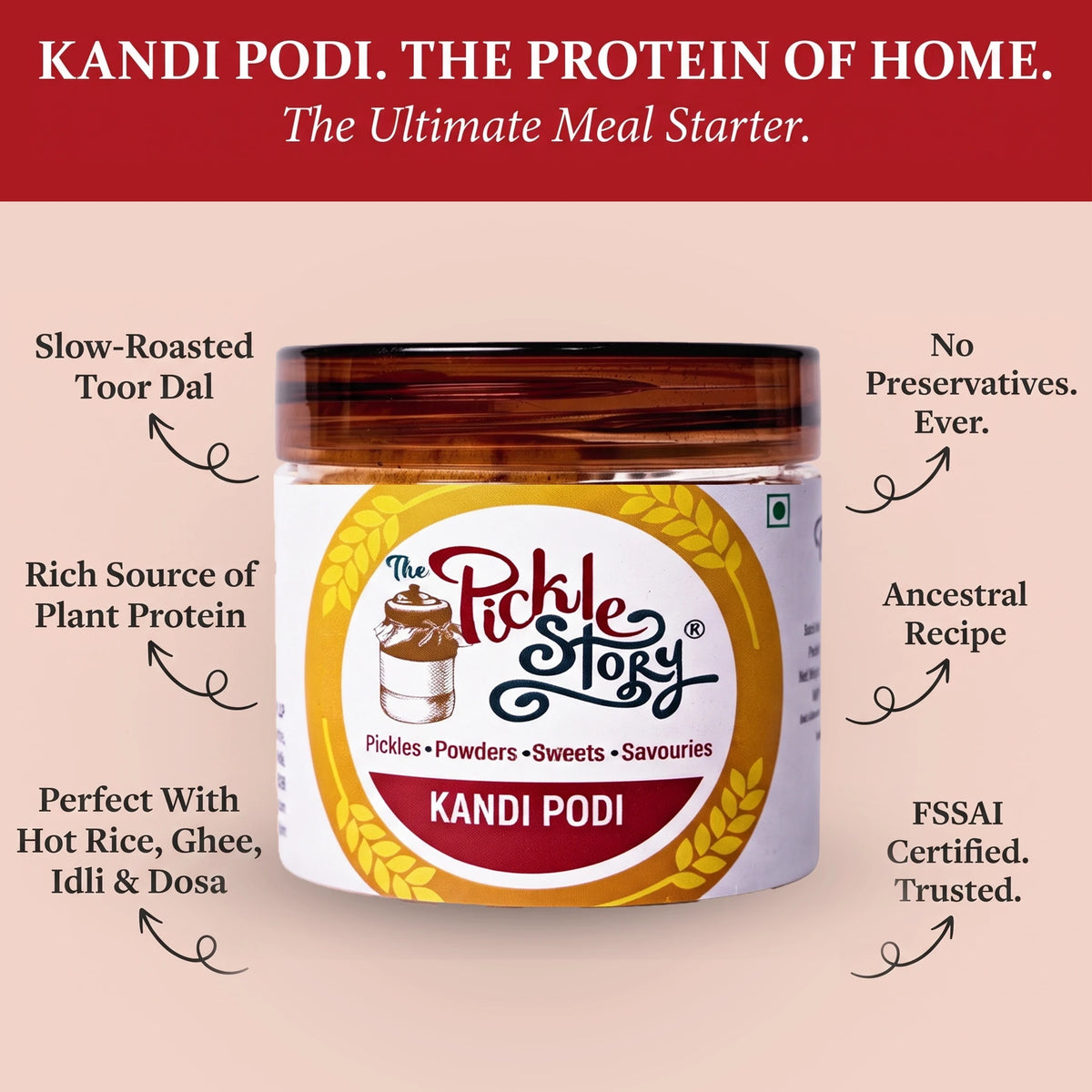 Picklestory Kandi Podi (Paruppu Podi)