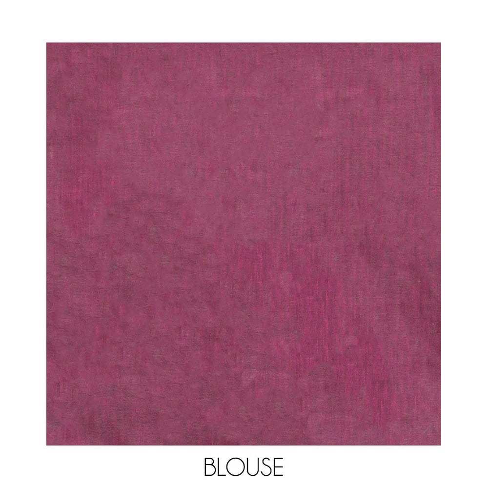 Pothys Borderless Violet-Purple Plain Design Khadi Cotton Saree