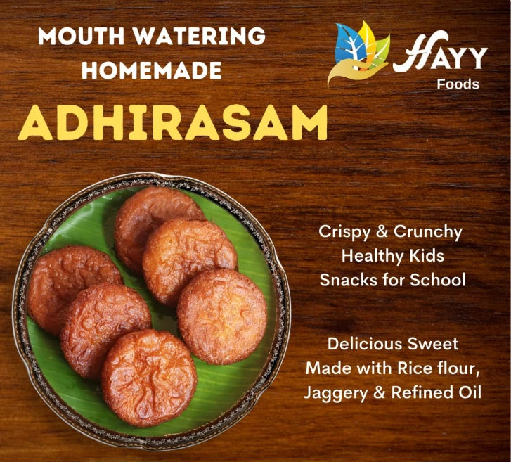 Red Rice Adhirsam (Jaggery Sweet)