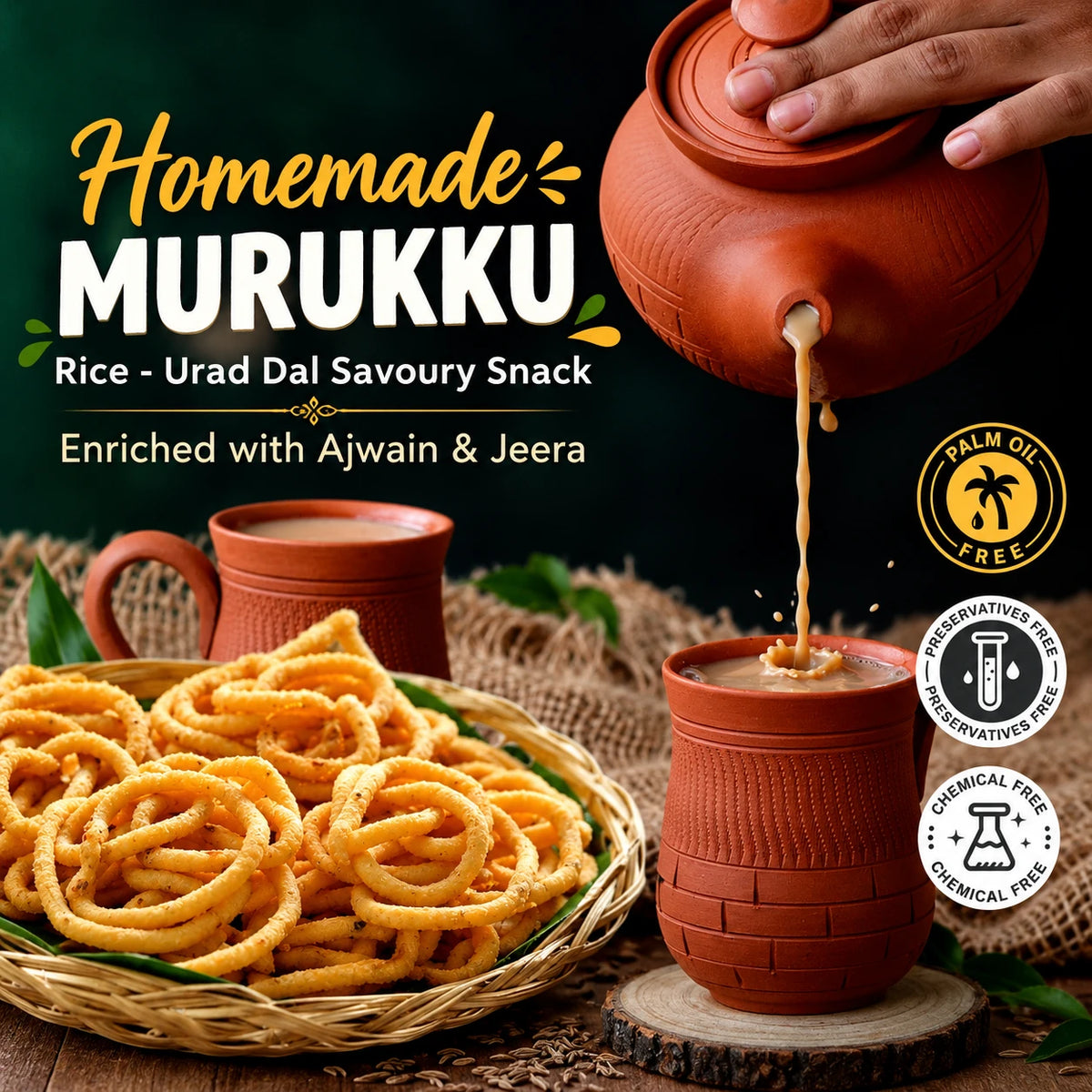 Homemade Murukku