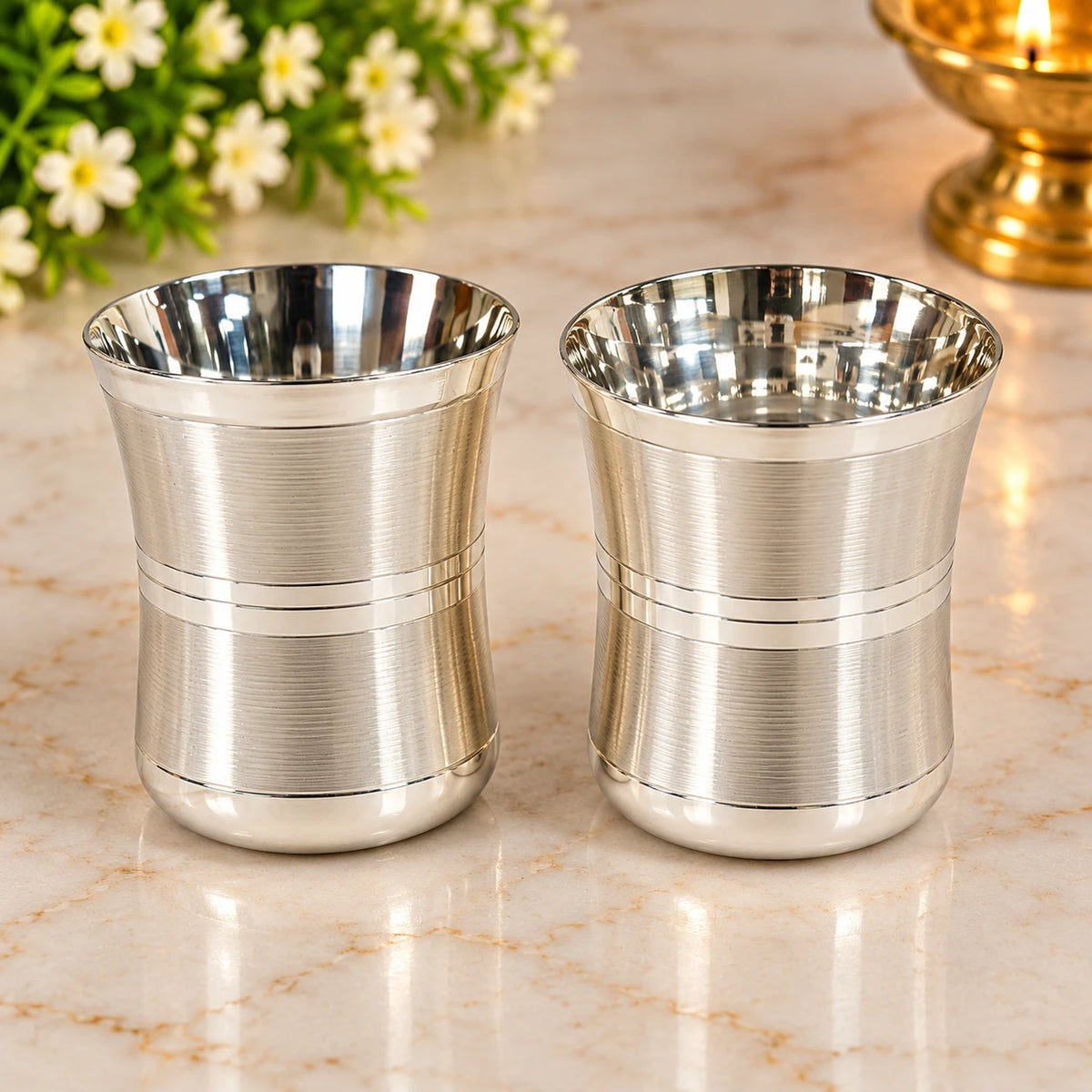 German Silver Tumblers
