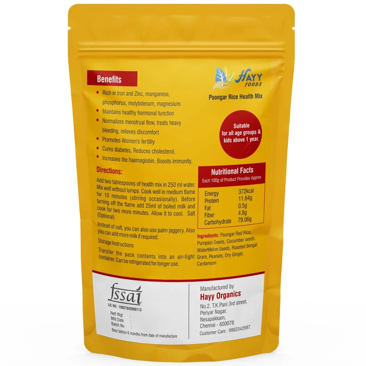 Poongar Rice Health Mix