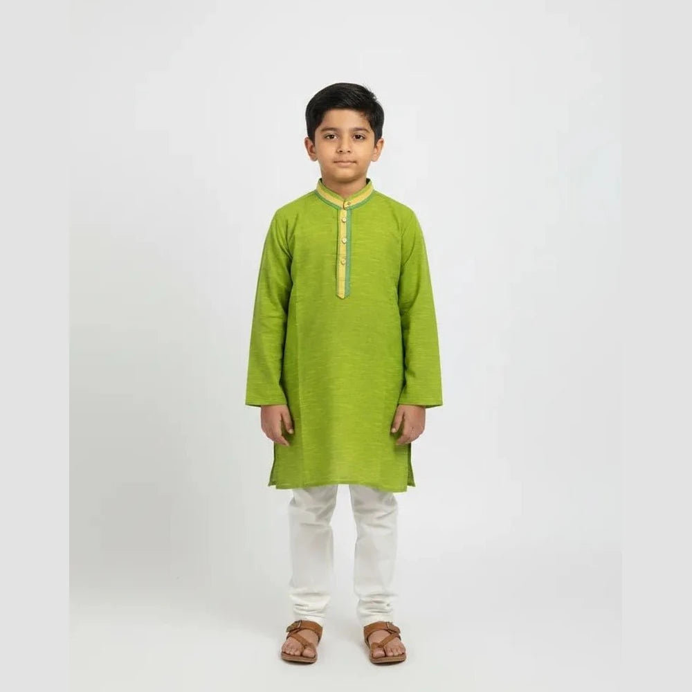 Boys Kurta Pajama in Green KP201