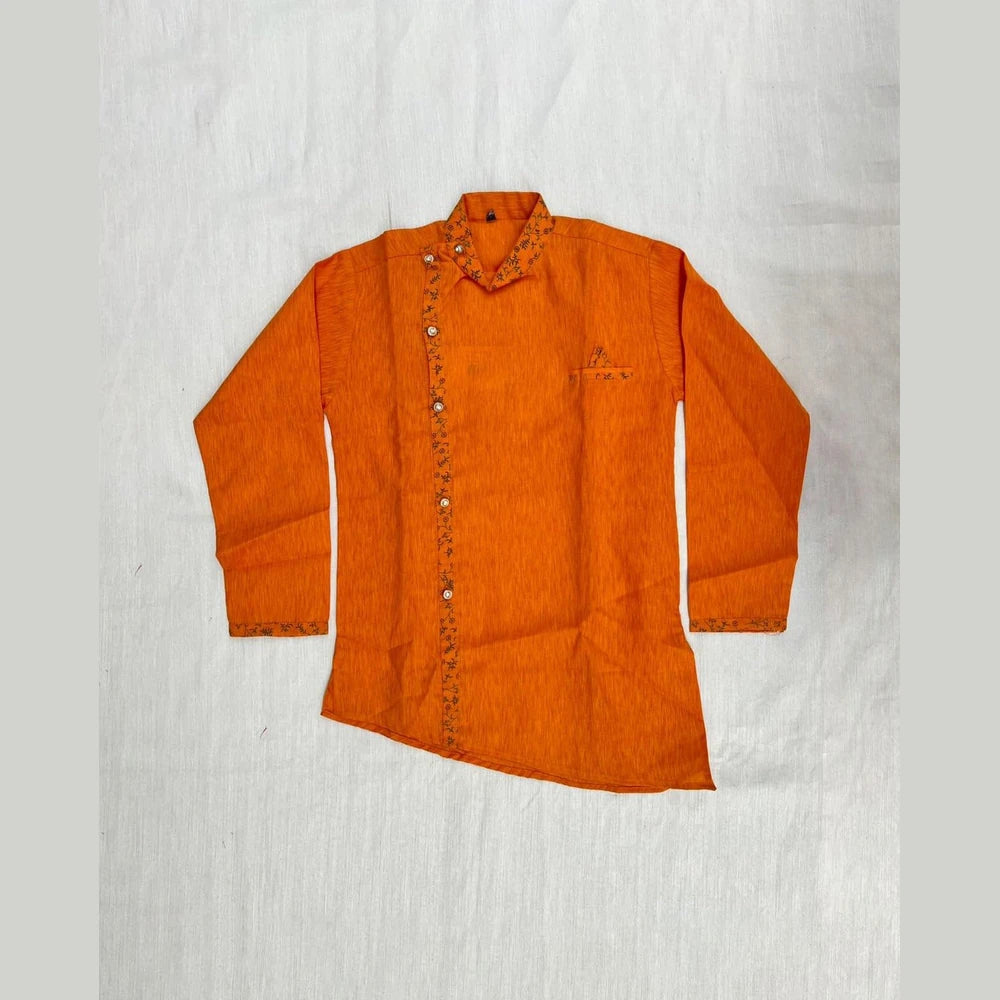 Boys Kurta Pajama in Orange KP202