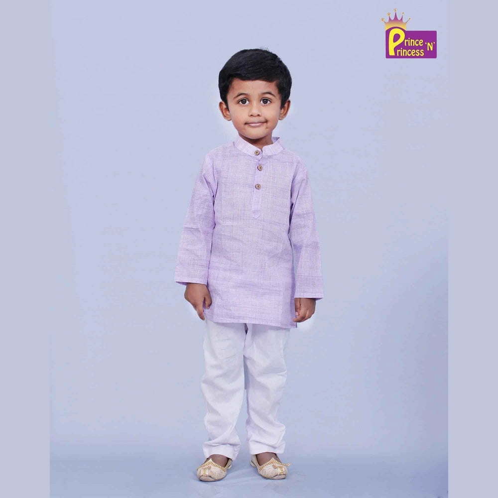 Boys Lavender Kurta Paijama KP057