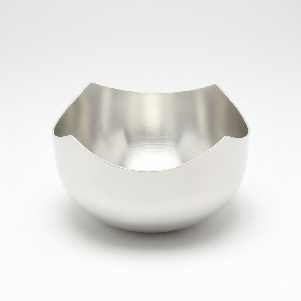 German Silver Bowl-Lotus