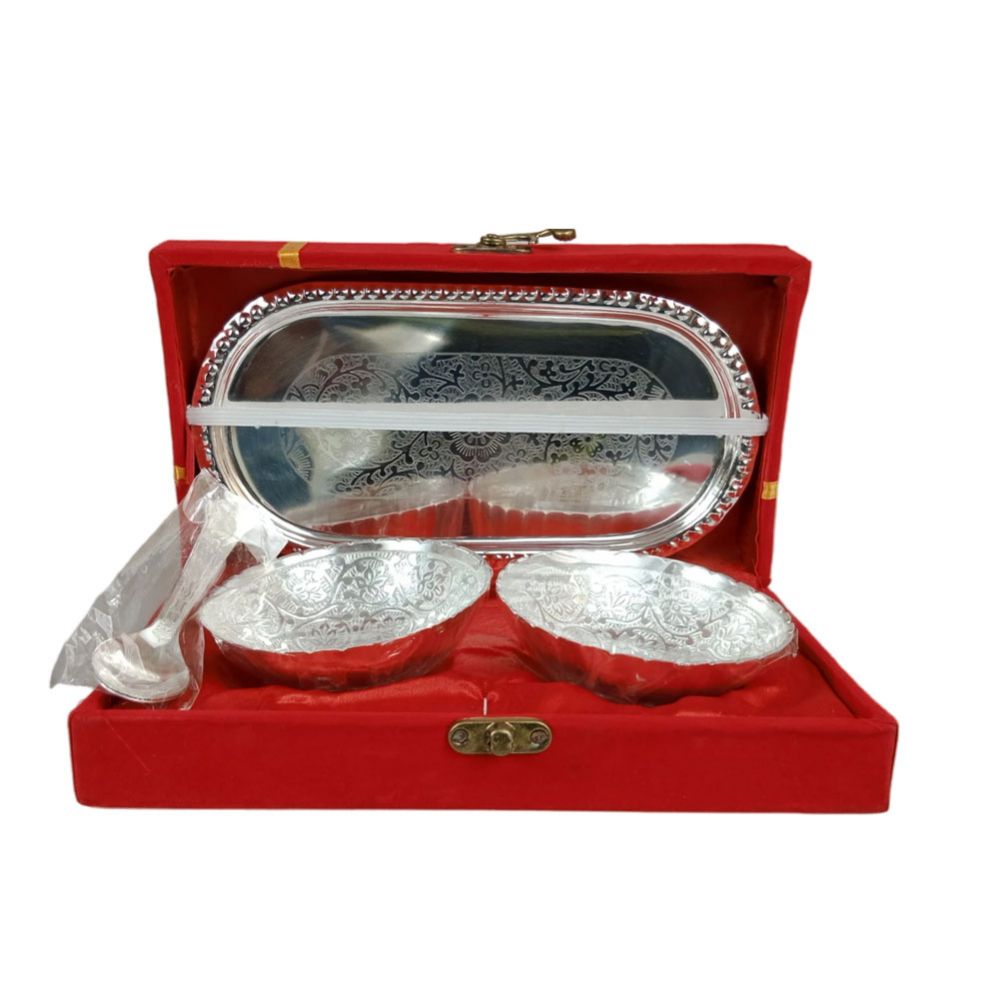 German Silver Gift Box - Silver
