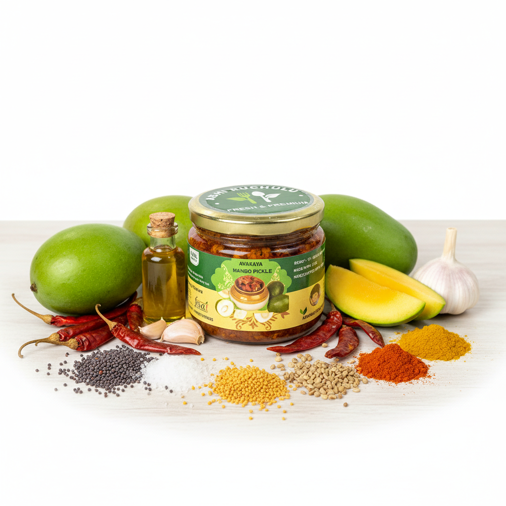 Abhi Ruchulu Avakaya Mango Pickle