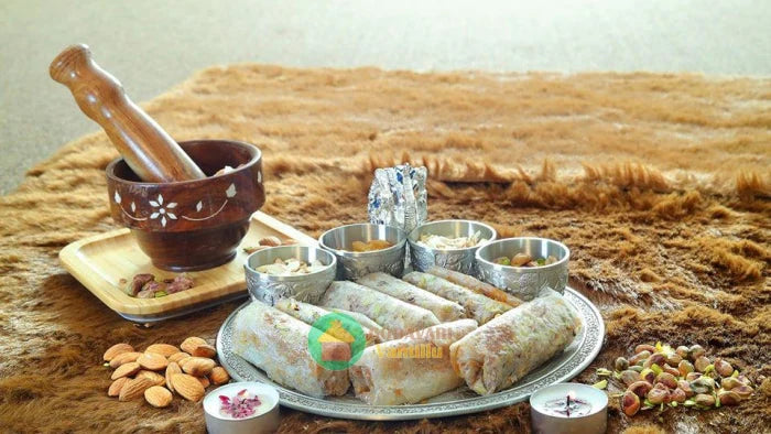 Godavari Vantillu Bellam Dry Fruit Pootharekulu