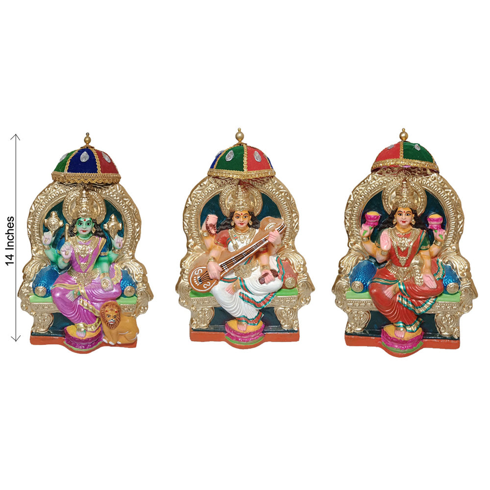 DURGA, LAKSHMI, SARASWATHI