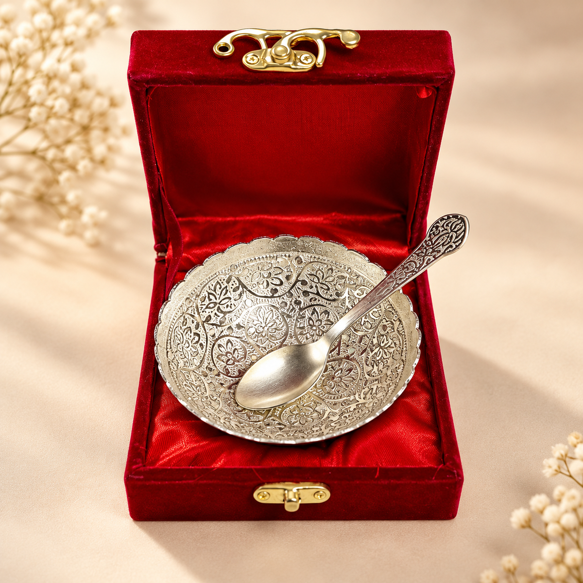 German Silver Gift Box - (1 Bowl)