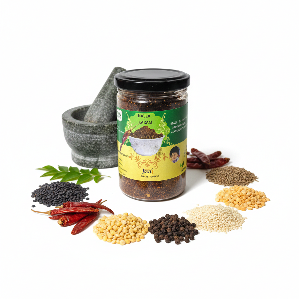 Abhi Ruchulu Nalla Karam powder