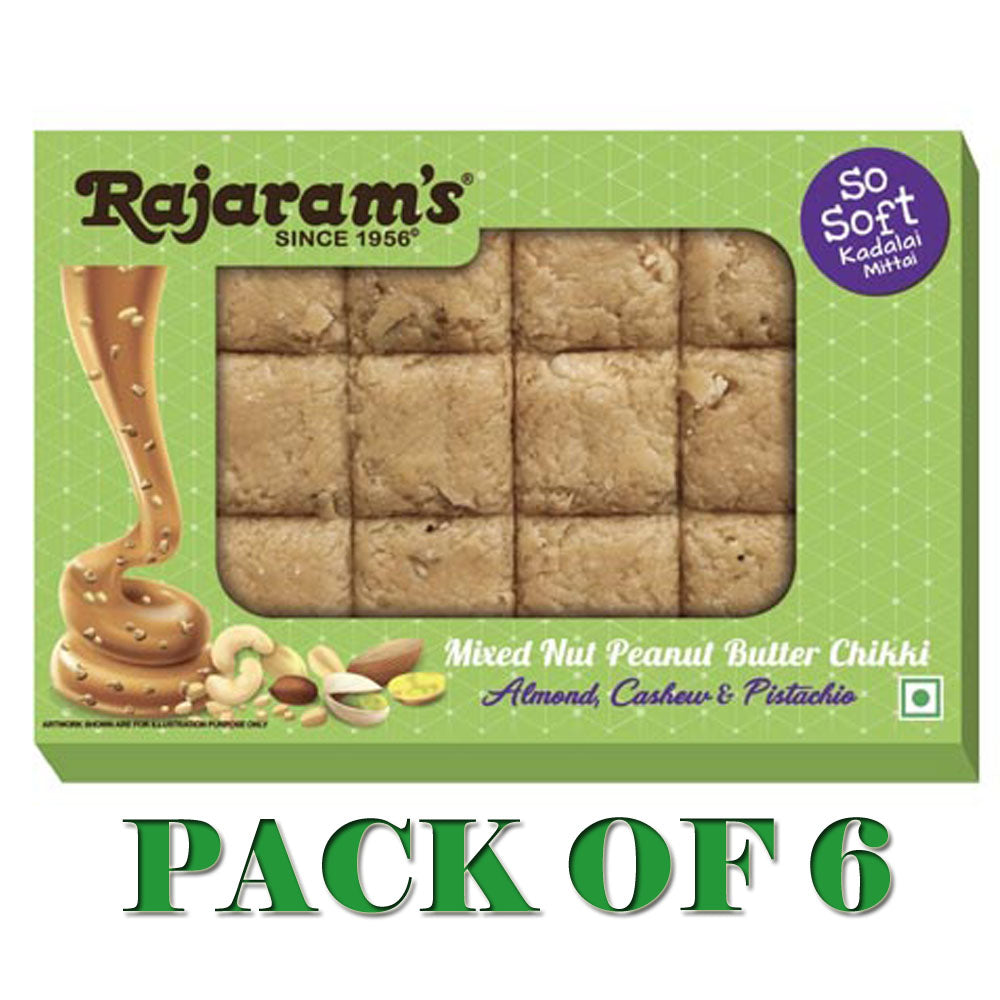 Rajaram's Peanut Butter Chikki Mixed Nuts