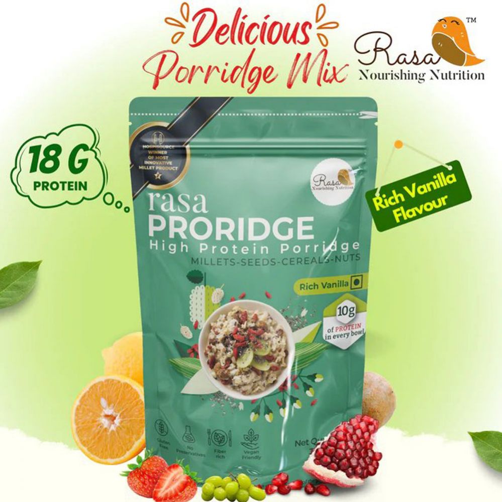 Rasa's Proridge Vanilla- High Protein Porridge