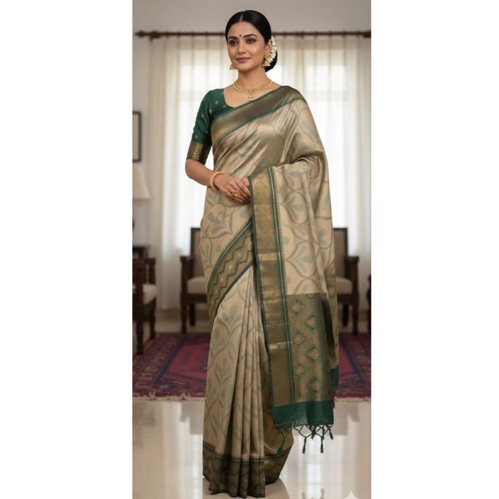Semi Silk Patola Ikkat with Blouse Saree