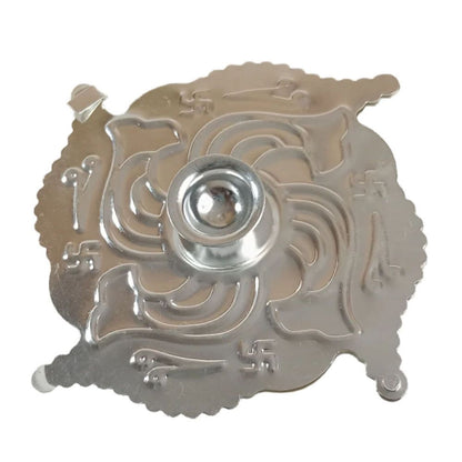 German Silver Kumkum-Flower