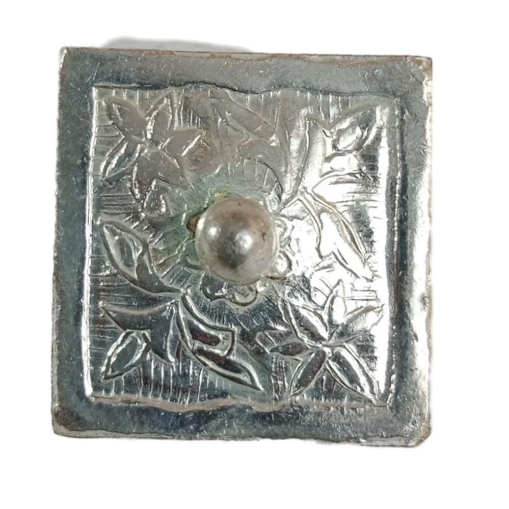 German Silver Kumkum - Square