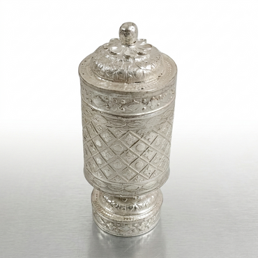 German Silver Kumkum-Pillar