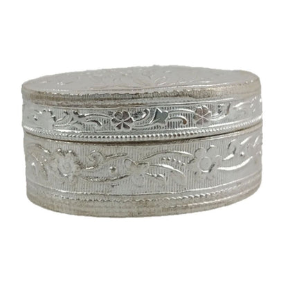 German Silver Kumkum-Oval