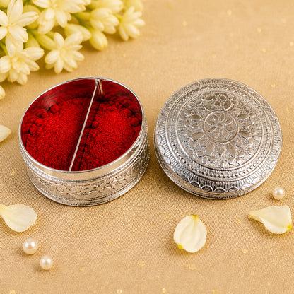 German Silver Kumkum-Round