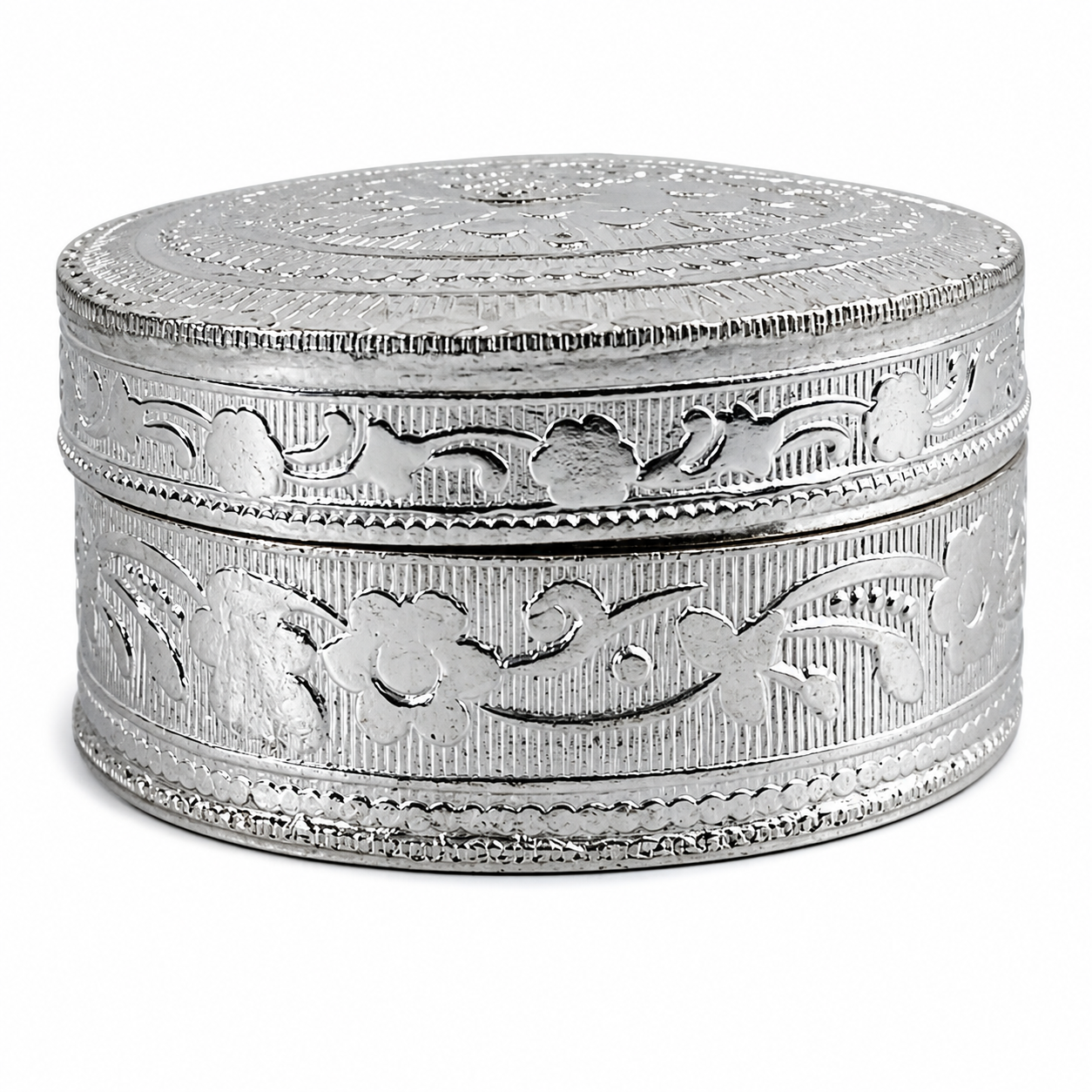 German Silver Kumkum-Round