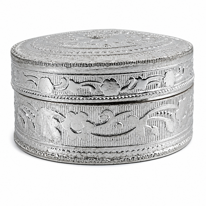 German Silver Kumkum-Round