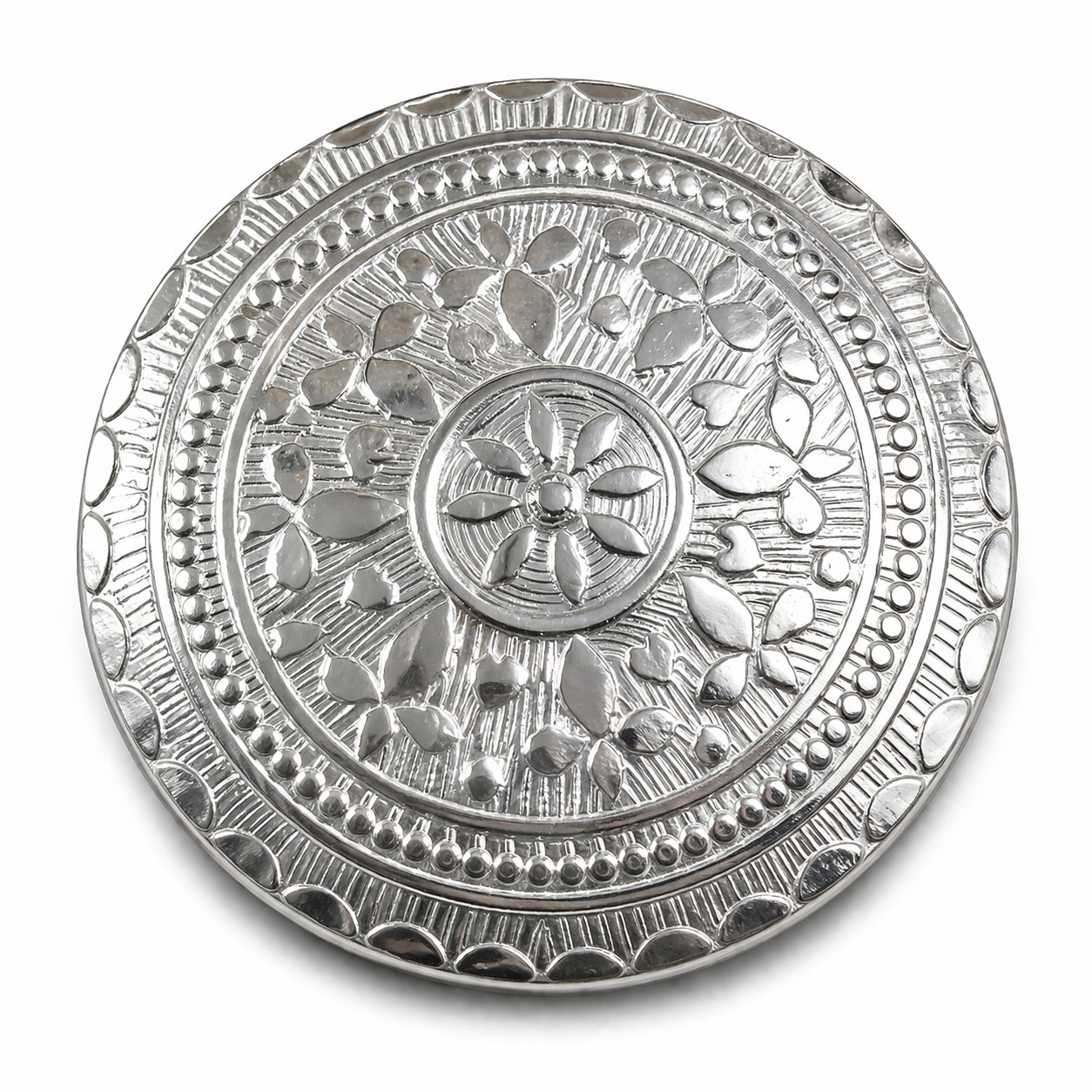 German Silver Kumkum-Round