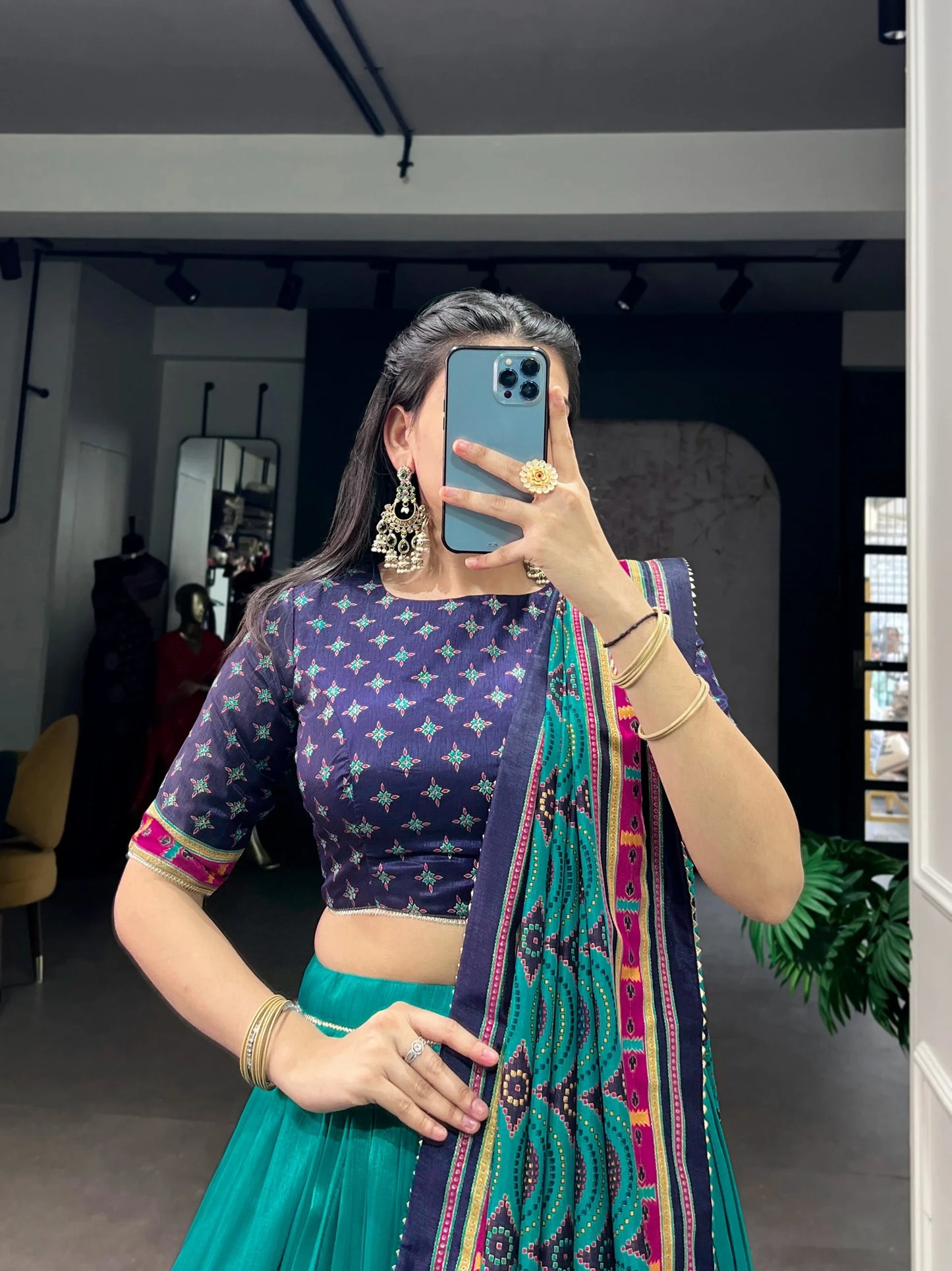 Vastra Creation's Elegant Tussar Silk Lehenga Choli Set