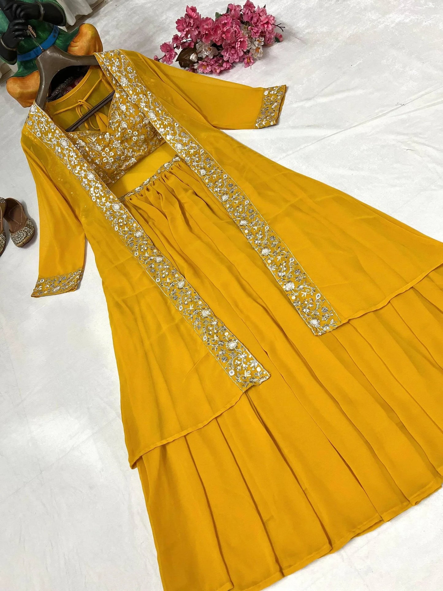Vastra Creation's Premium Indo-Western Lehenga Choli Set