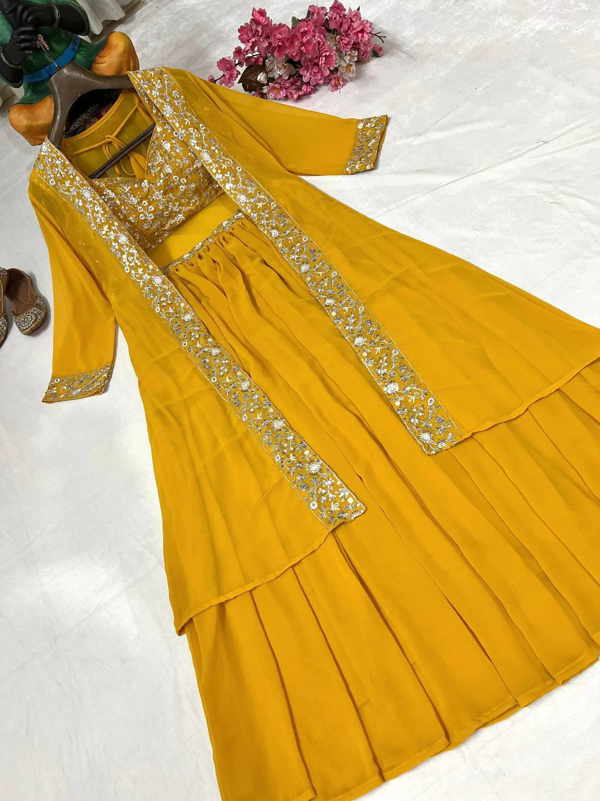 Vastra Creation's Premium Indo-Western Lehenga Choli Set