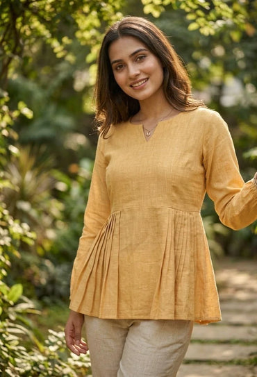 Vastra Creation's Premium Linen Cotton Top & Pant Set