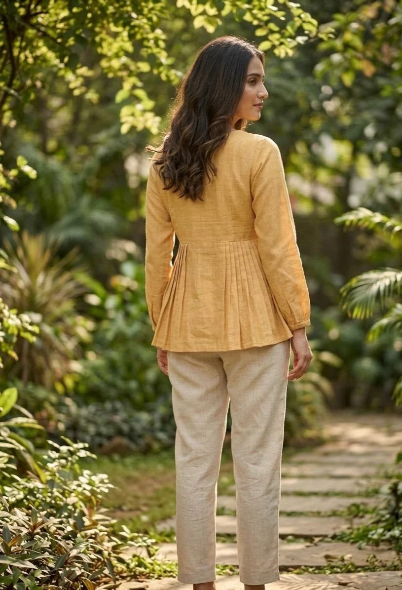 Vastra Creation's Premium Linen Cotton Top & Pant Set