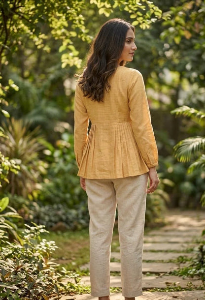 Vastra Creation's Premium Linen Cotton Top & Pant Set