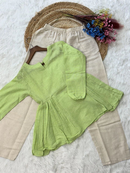 Vastra Creation's Premium Linen Cotton Top & Pant Set