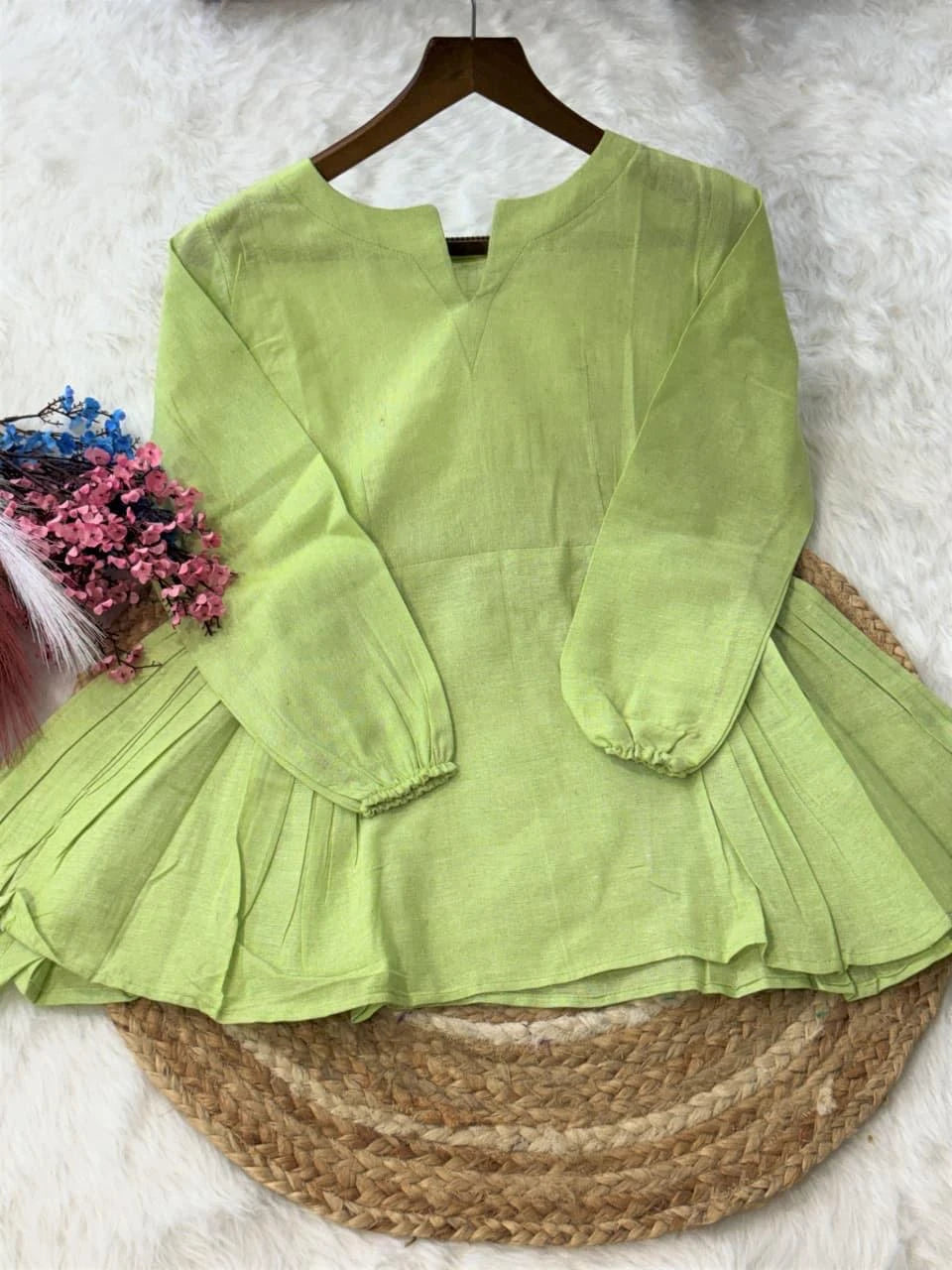 Vastra Creation's Premium Linen Cotton Top & Pant Set