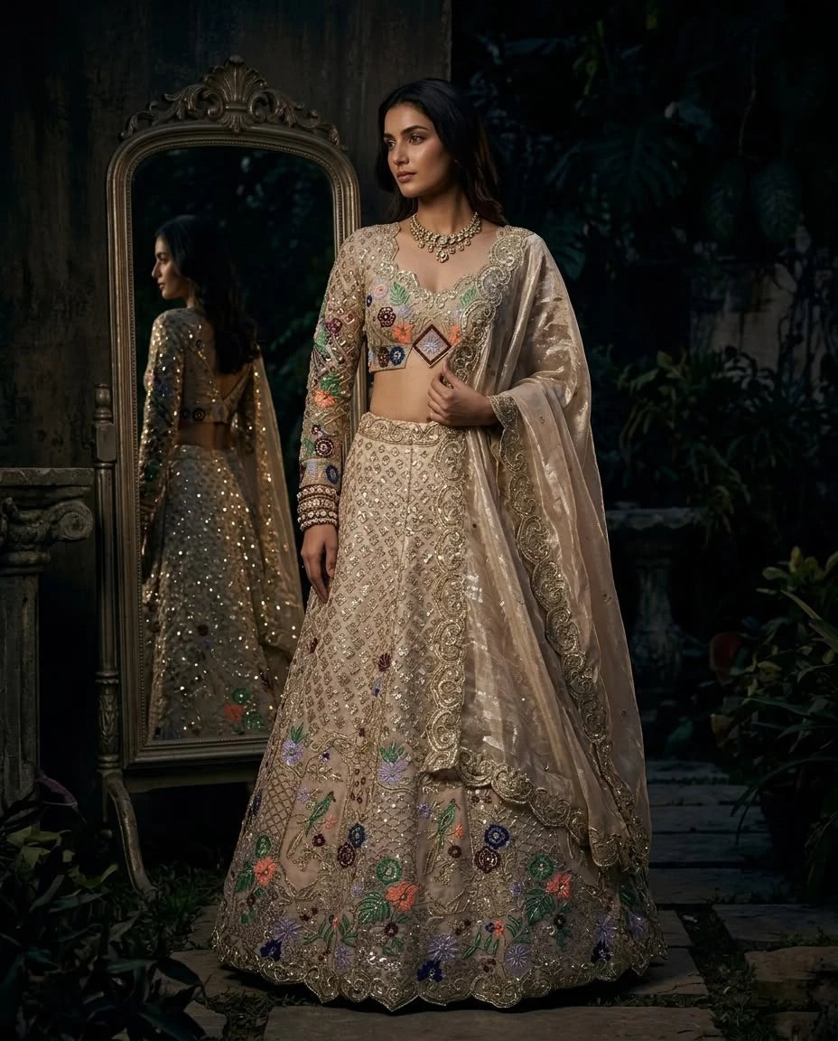 Vastra Creation's Jimmy Choo Lehenga