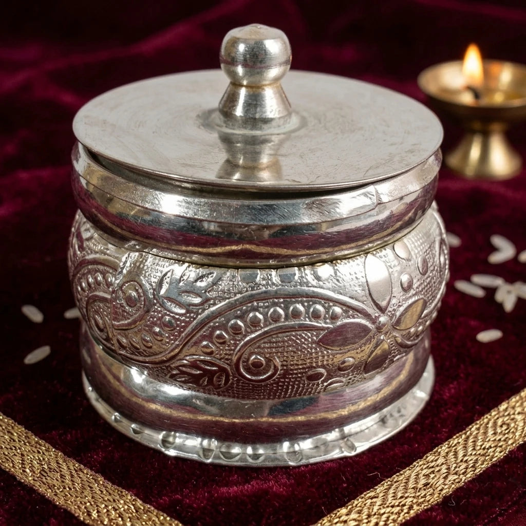 German Silver Kumkum-Simil - 30gms each