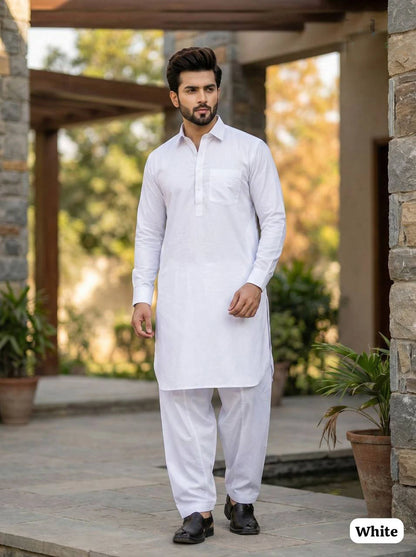 Inli Fashion's Premium Cotton Pathani Kurta & Salwar Set