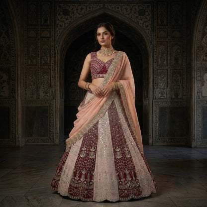 Vastra Creation's Designer Fox Georgette Lehenga Collection