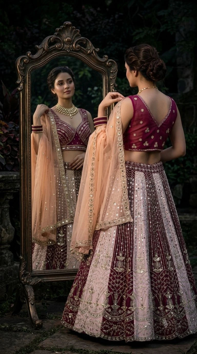 Vastra Creation's Designer Fox Georgette Lehenga Collection