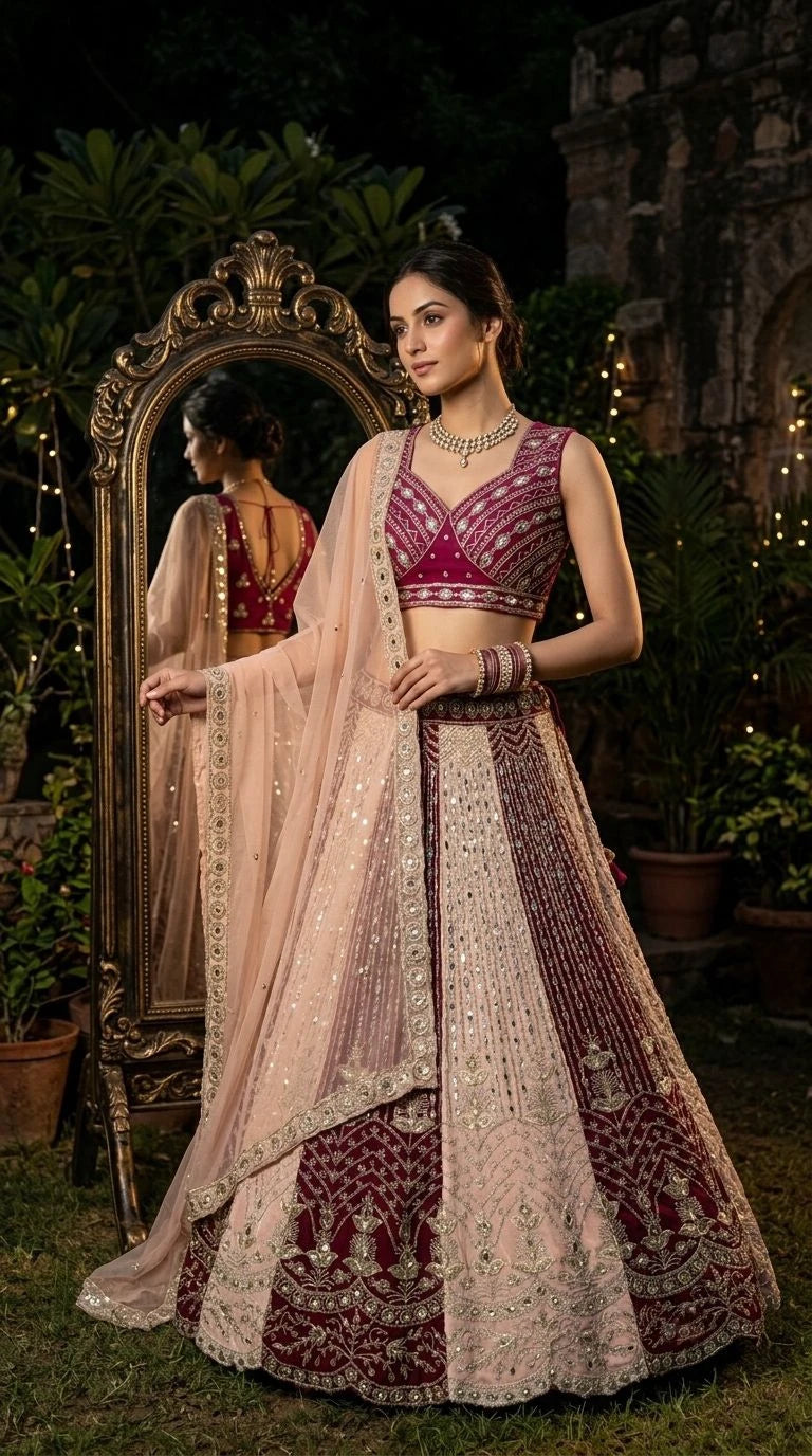 Vastra Creation's Designer Fox Georgette Lehenga Collection