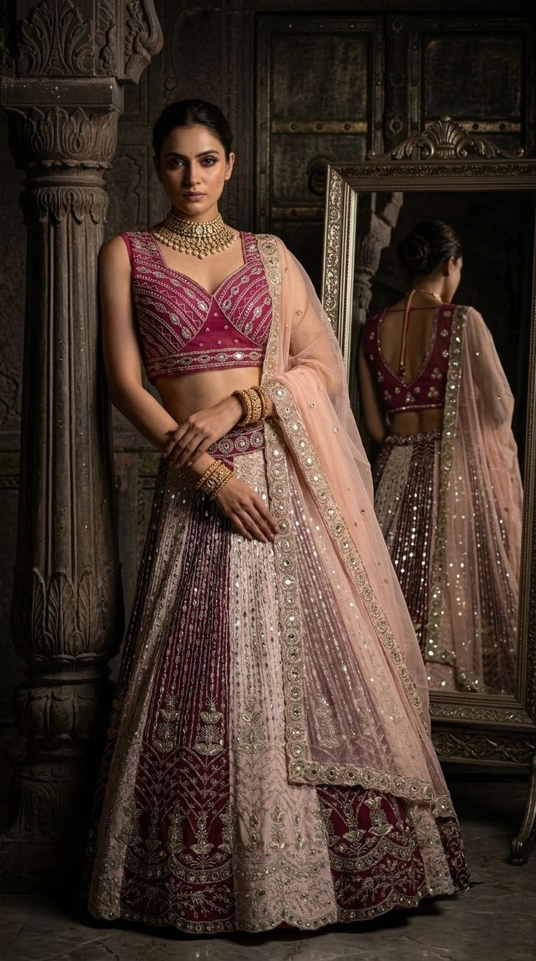 Vastra Creation's Designer Fox Georgette Lehenga Collection